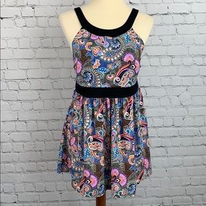 FIT 4 U Parasol Paisley Print Banded Swim Dress